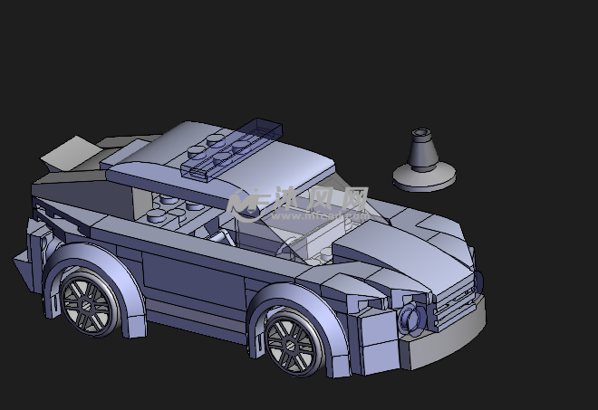 乐高_汽车模型图 - 玩具公仔图纸 - 沐风网