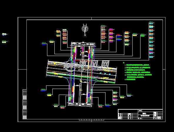 某市政道路工程管线综合图纸
