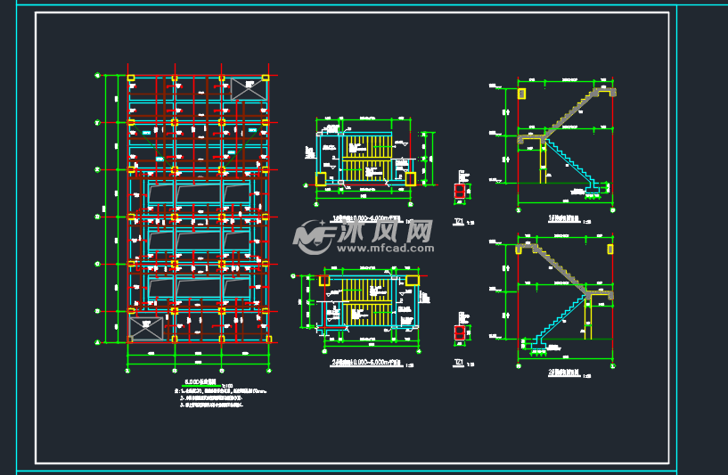 夹层楼板及楼梯结构