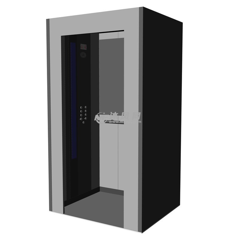 电梯轿厢模型图