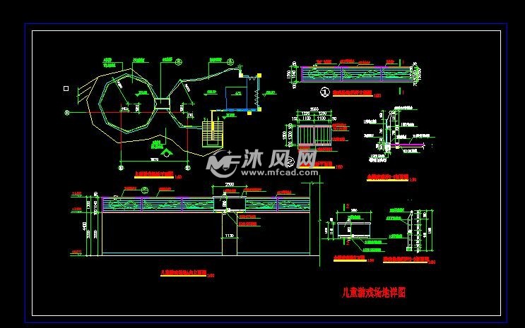 玻璃栈道装饰玩偶制作图亭楼迷宫塑胶娱乐场地图纸参数图纸id