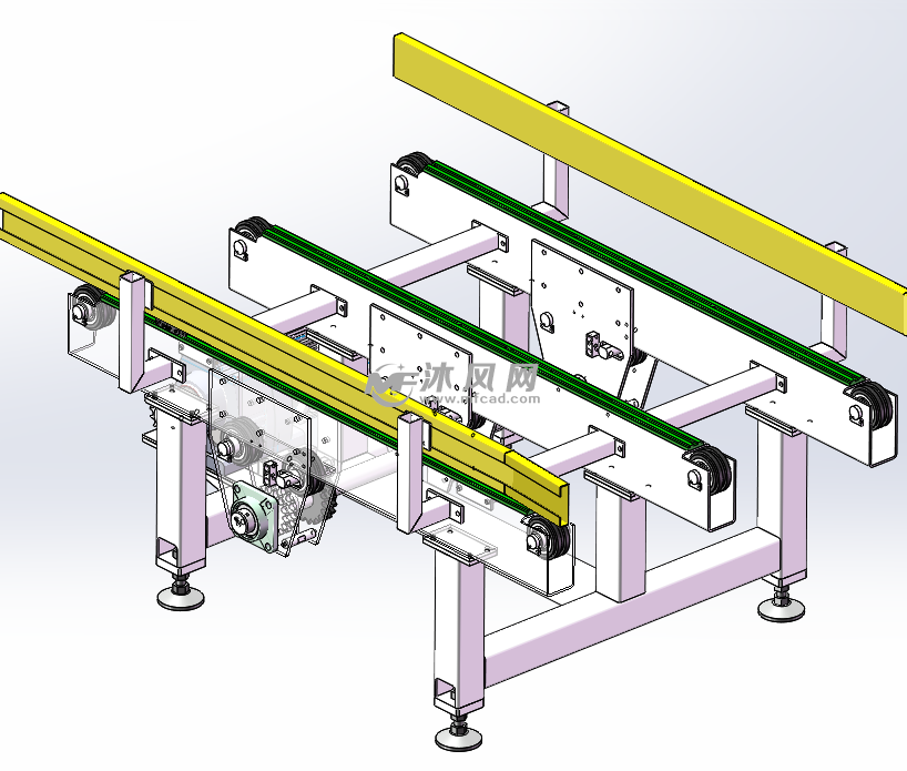 重载链条输送机模型