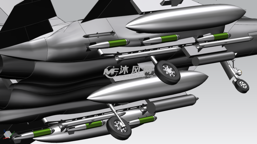 最新f15ex战斗机三维模型