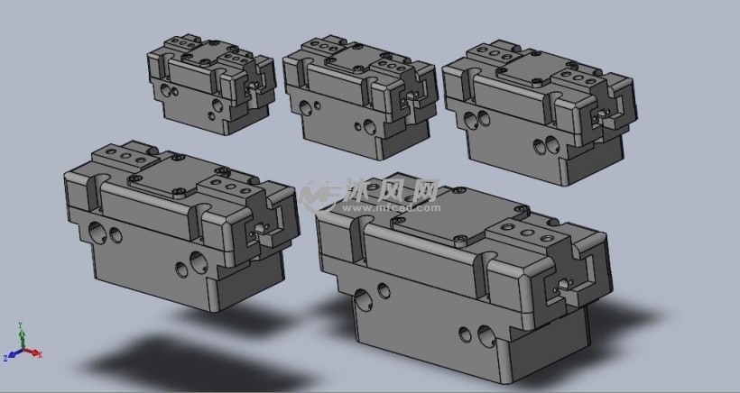 5种2gn2jaw平行打开夹具