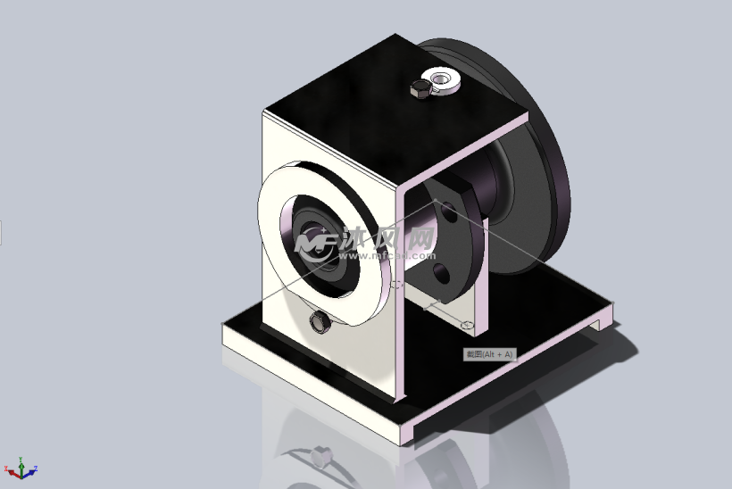 ca6140车床法兰盘钻φ4孔第四种方案