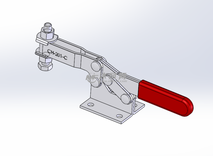 快速夹具模型sw