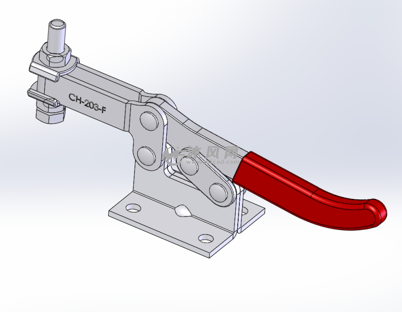 快速夹具模型sw