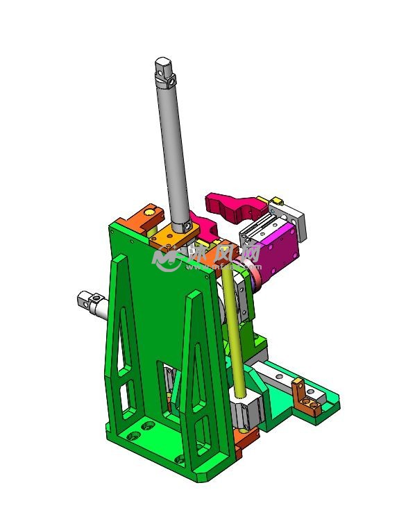 180度翻转下料结构