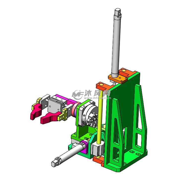 180度翻转下料结构