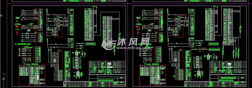 某10kv變壓系統各櫃體原理圖