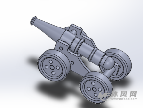 大炮模型图设计