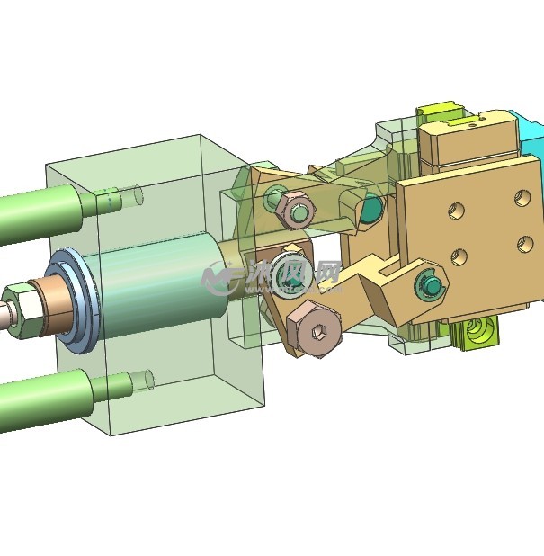 平行连杆剪刀机构 - 日常用品图纸 - 沐风网