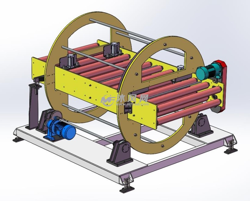 180度翻转滚筒输送机