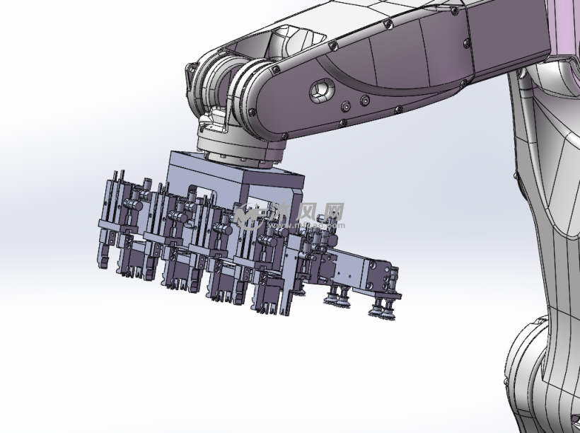 小负载机器人夹具