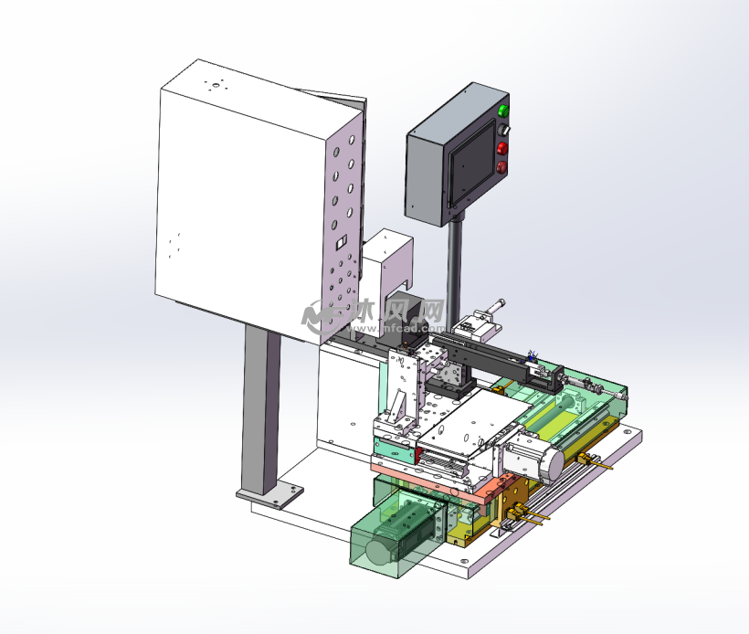 整机机构图侧视图2