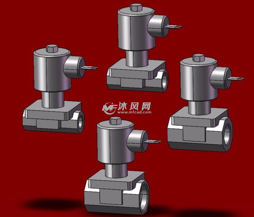 4款hpw 2口sus電磁閥 - 閥體圖紙 - 沐風網