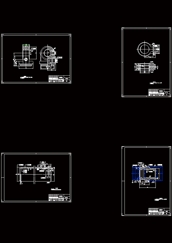 液压缸零件图3a2