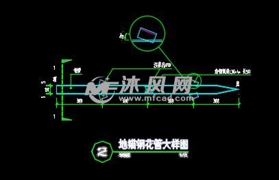 地锚钢花管大样图