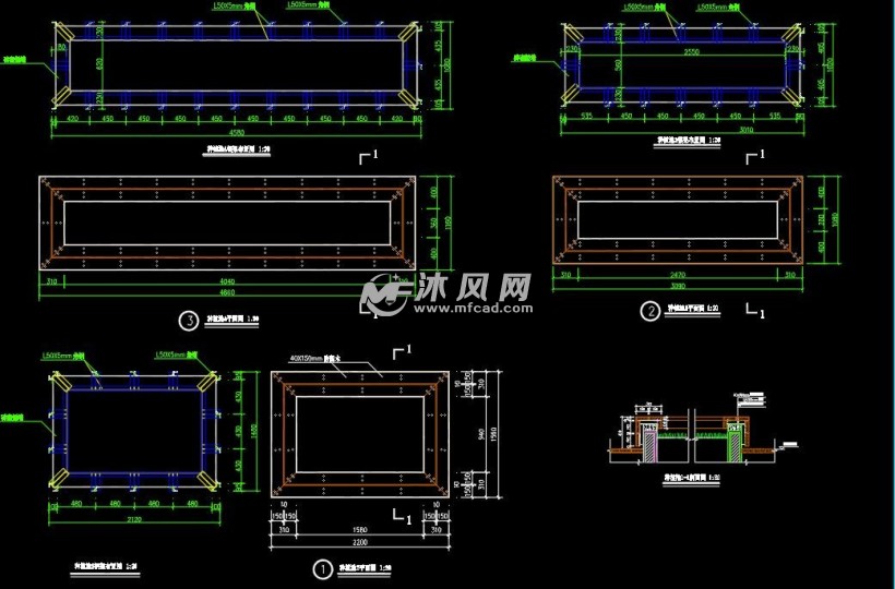 种植园园林景观规划cad施工图