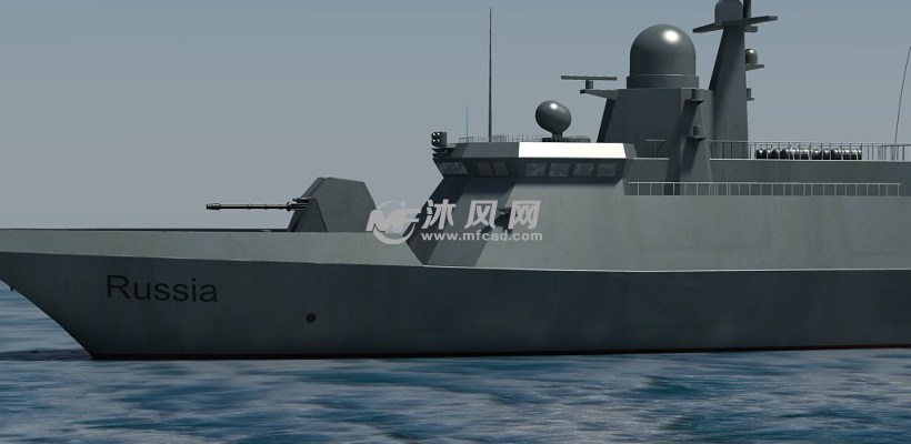 俄羅斯22800型輕型護衛艦模型文件 - 海洋船舶圖紙 - 沐風網