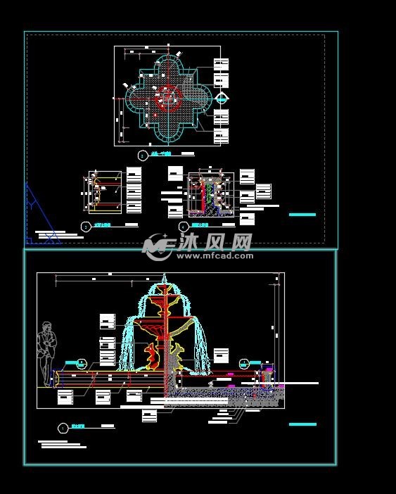 多款景观水池设计图