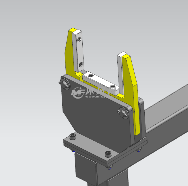 车轴支撑夹具卡爪