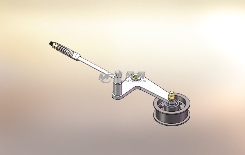 五中皮带传动张紧调节机构