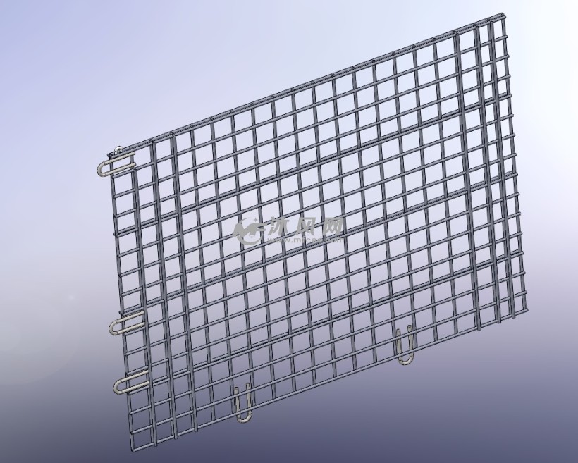 折叠仓储笼 - 工位器具图纸 - 沐风网