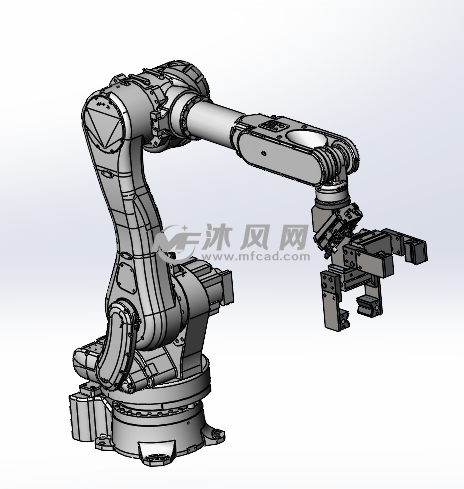 电磁铁夹抱双抓机械手
