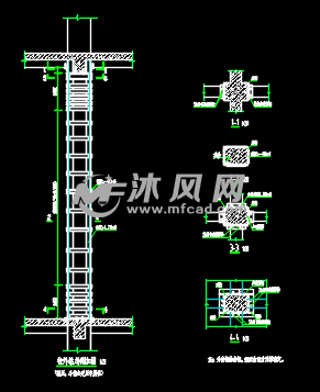混凝土柱外包角钢加固设计及节点详图