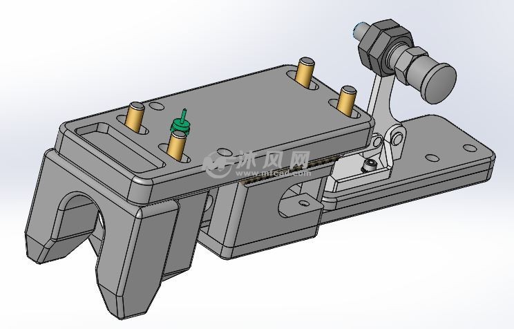 连杆锁紧机构sw