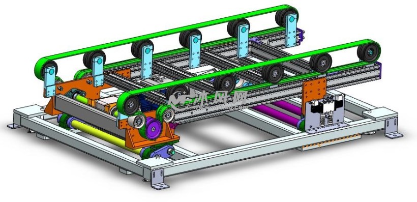 顶升平移机构sw