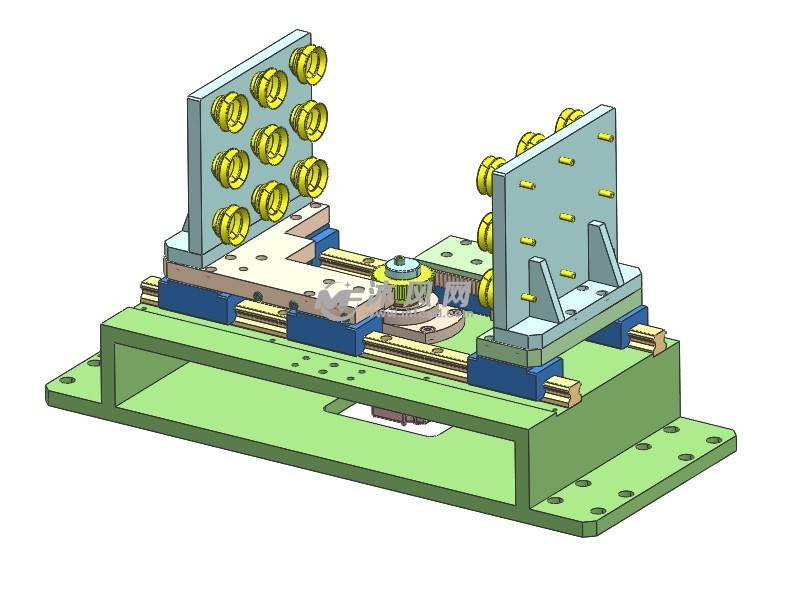 码垛机械手夹手装配图机器人夹具-搬运码垛抓手模型,模型为机器人夹手