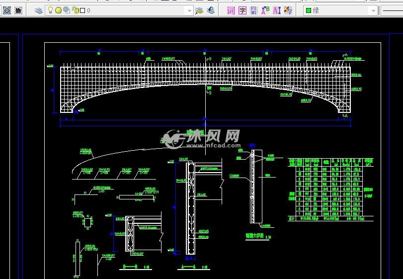 長2米單拱跨河平梁橋- 公路橋樑圖圖紙 - 沐風網