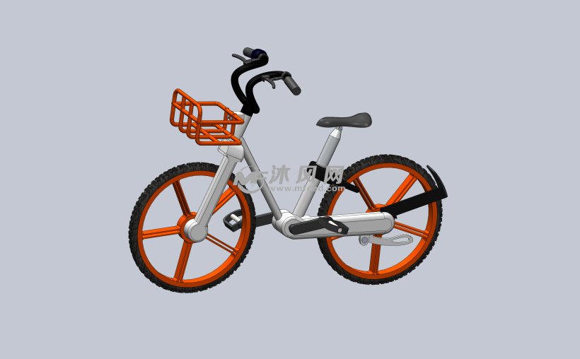 摩拜单车实物建模