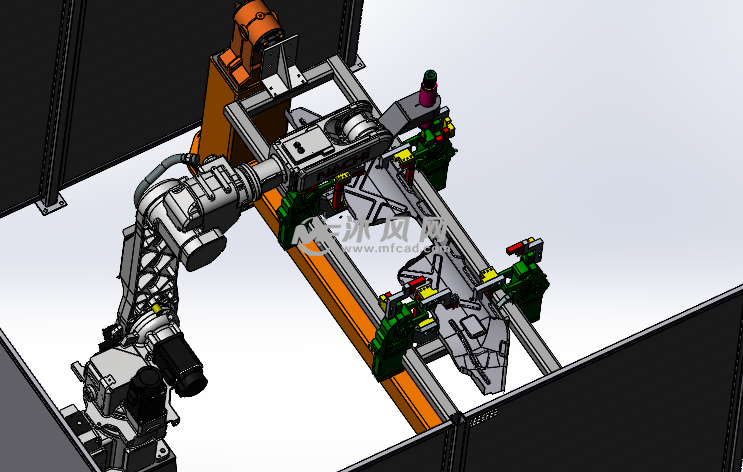 仿形去毛边机械手工作站