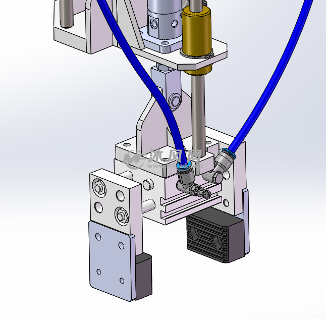 多级移栽取料机构夹爪气缸