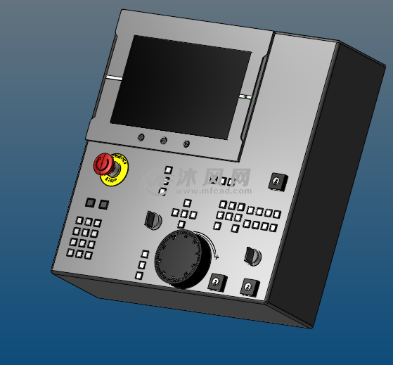 142机床cnc数控面板模型