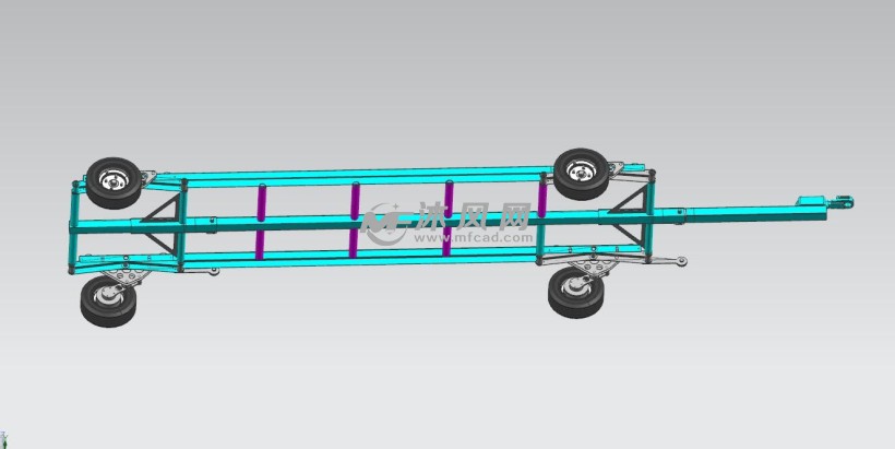 车间物流拖车 - 专用车图纸 - 沐风网