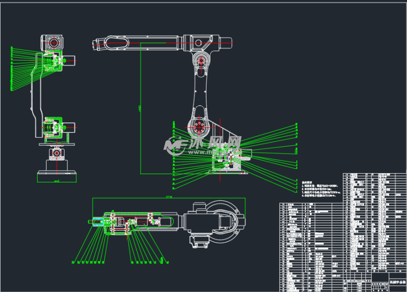 金属薄板钣金机器人 - 机器人模型图纸 - 沐风网
