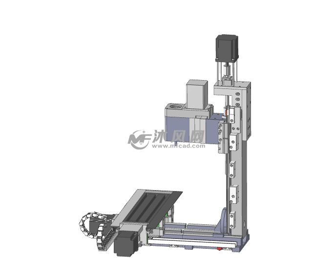 kf20数控铣床侧面图