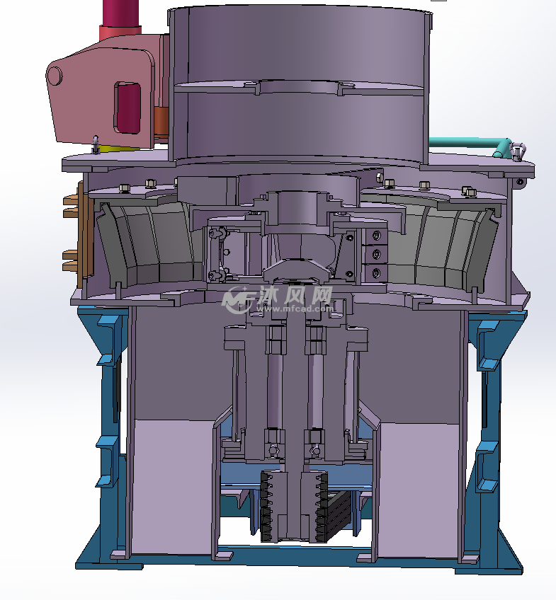 vsi 600冲击破制砂机 - 工程机械/建筑机械图纸 - 沐风网