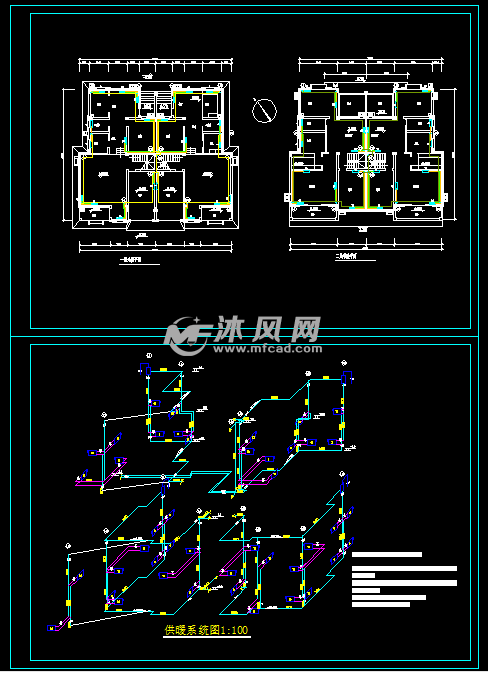 老小区暖气管道图图片