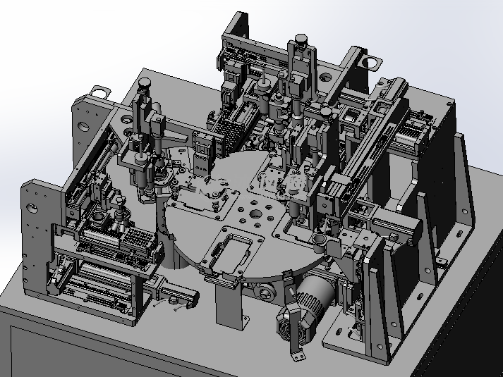 自动点胶贴合设备结构布局