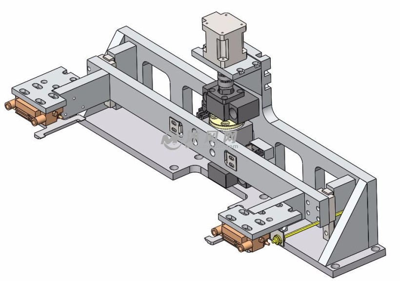 两侧夹持式电动升降机构