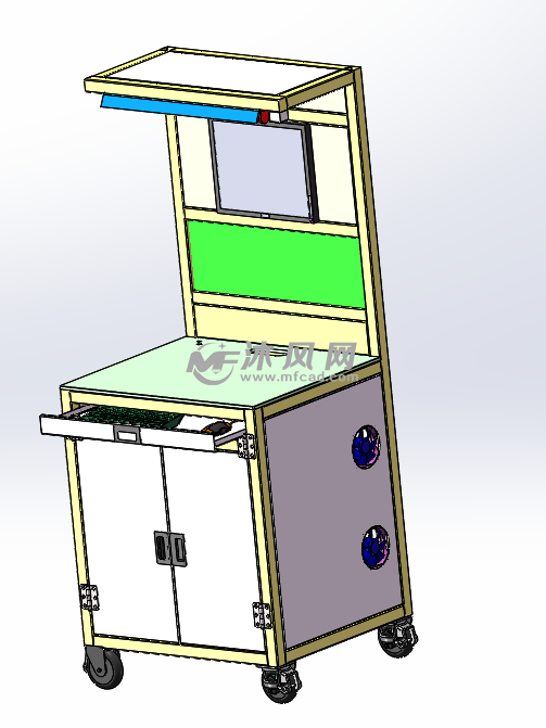 简易工作台设计图