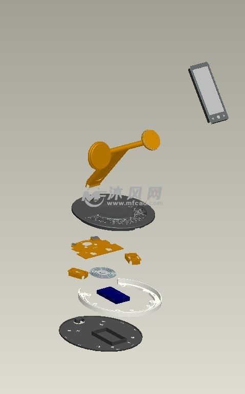 手机支架无线充电