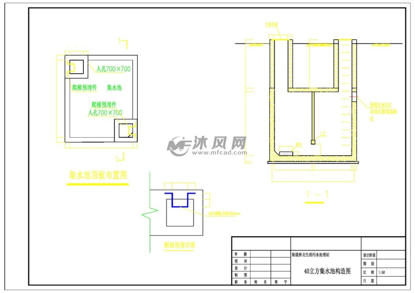 水池結構圖