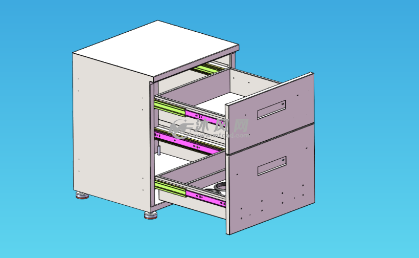抽屉柜500x570x430