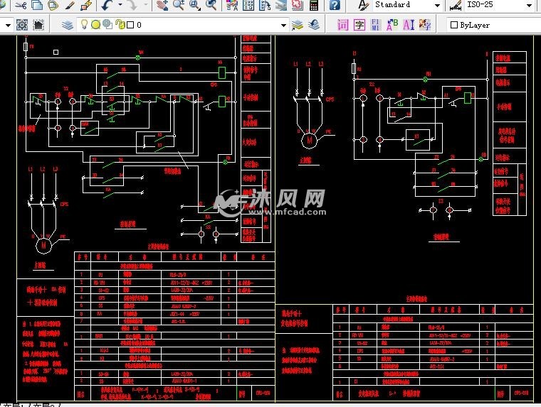 常用電氣消防各系統電機控制接線圖